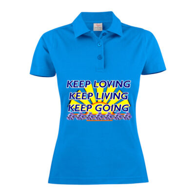  positive quote - Surf Women's Cotton Polo Thumbnail