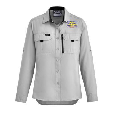  positive quote -  Womens Outdoor Long Sleeve Shirt Thumbnail