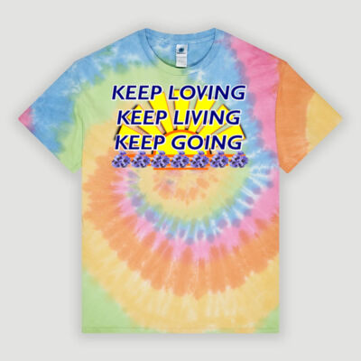  positive quote - Tie Dye Adult T-Shirt Thumbnail