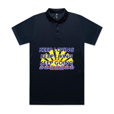  positive quote - Mens Work Polo Thumbnail