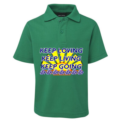  positive quote - Kids 210 Polo Thumbnail