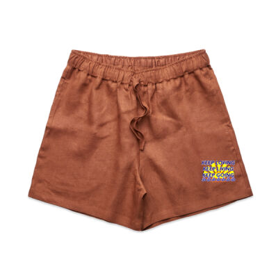  positive quote - Wo's Linen Shorts Thumbnail