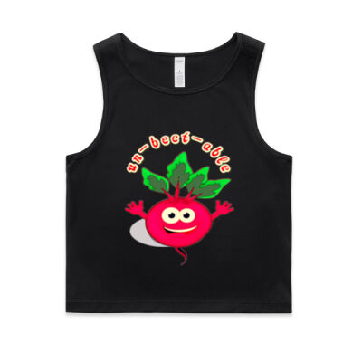 Un‑beet‑able - Wo's Active Crop Tank Thumbnail