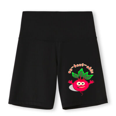 Un‑beet‑able - Womens High Rise Legging Shorts Thumbnail