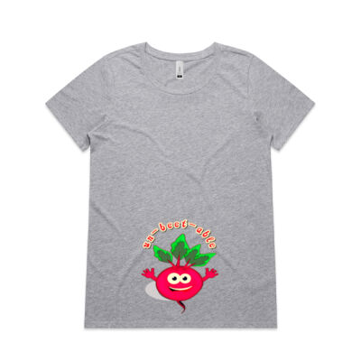 Un‑beet‑able - Wo's Shallow Scoop Tee  Thumbnail