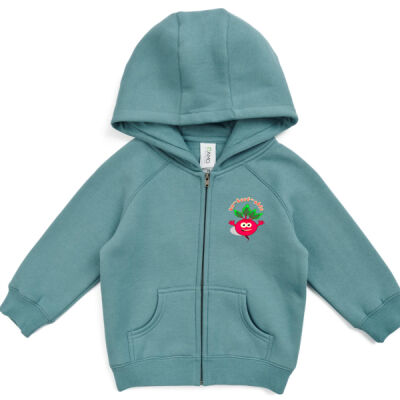 Un‑beet‑able - Babies Cotton Care Kangaroo Zip Pocket Hoodie Thumbnail