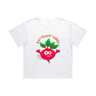 Un‑beet‑able - Wo's Martina Crop Tee Thumbnail