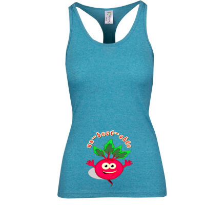 Un‑beet‑able - Womens Greatness Athletic T-back Singlet Thumbnail