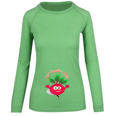Un‑beet‑able - Womens Greatness Heather Long Sleeve T-shirt Thumbnail