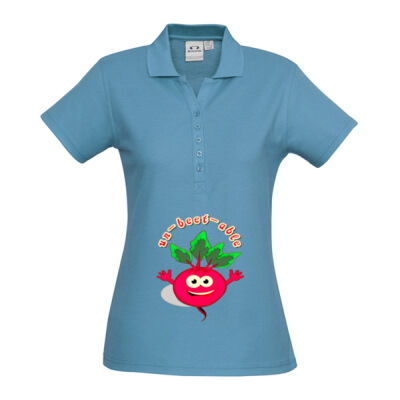 Un‑beet‑able - Womens Crew Short Sleeve Polo Thumbnail