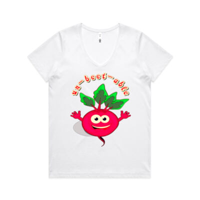 Un‑beet‑able - Womens Maple V Neck Tee Thumbnail
