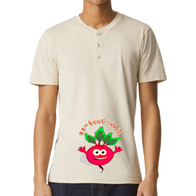 Un‑beet‑able -  Unisex Relaxed-Fit Henley T-Shirt Thumbnail