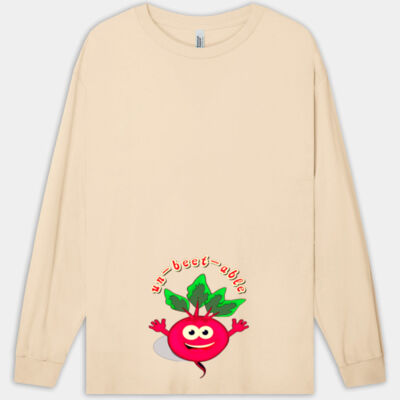 Un‑beet‑able - Heavyweight Cotton Unisex Long Sleeve T-Shirt Thumbnail