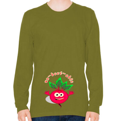Un‑beet‑able - Fine Jersey Unisex Long Sleeve T-Shirt Thumbnail