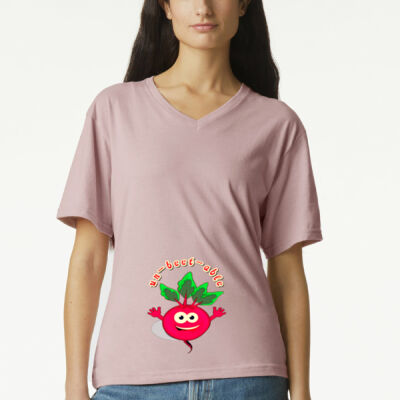 Un‑beet‑able - CVC Unisex V-Neck T-Shirt Thumbnail