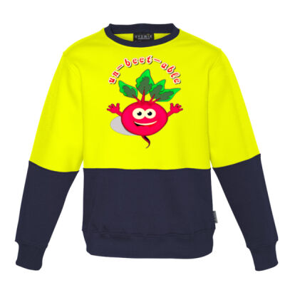 Un‑beet‑able -  Unisex Hi Vis Crew Sweatshirt Thumbnail