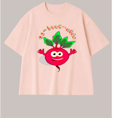 Un‑beet‑able - Kids Slouch Tee - Acid Wash Thumbnail