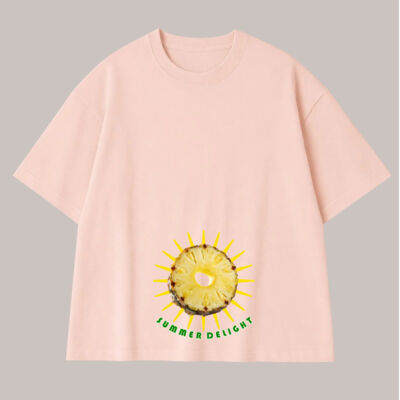 Tropical Pineapple Sun - Slouch Tee Organic - UNISEX Thumbnail