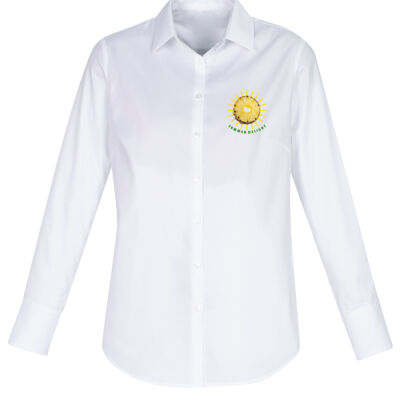 Tropical Pineapple Sun - Camden Womens Long Sleeve Shirt Thumbnail