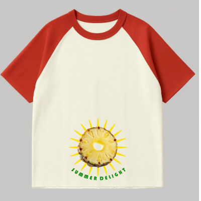 Tropical Pineapple Sun - Raglan Tee Thumbnail