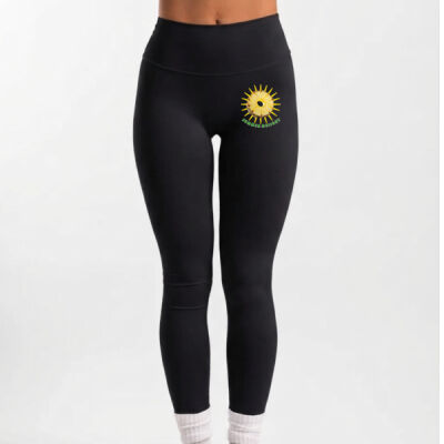 Tropical Pineapple Sun - Not Your Basic Leggings (Invisible Scrunch) Thumbnail