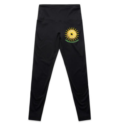 Tropical Pineapple Sun - Wo's Active Seamless Leggings Thumbnail