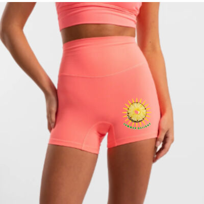 Tropical Pineapple Sun - Hi-Rise Short 2.0 - Bright Pink Thumbnail
