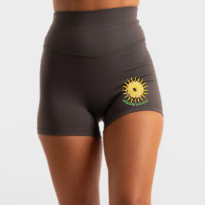 Tropical Pineapple Sun - Hi-Rise Short 2.0 - Charcoal Thumbnail