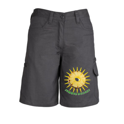 Tropical Pineapple Sun - Womens Plain Utility Short Thumbnail
