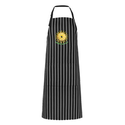Tropical Pineapple Sun - BIB STRIPED APRON Thumbnail