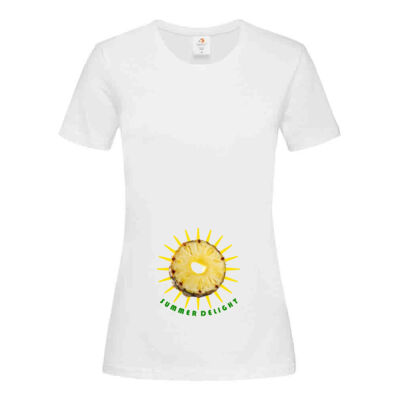Tropical Pineapple Sun - Stedman Ladies Classic Tee Thumbnail