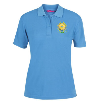 Tropical Pineapple Sun - Ladies 210 Polo Thumbnail