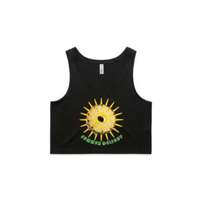 Tropical Pineapple Sun - Wo's Crop Singlet Thumbnail
