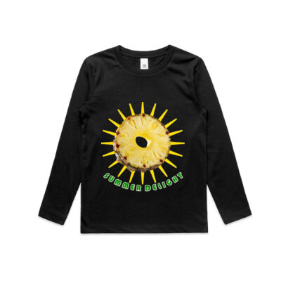 Tropical Pineapple Sun - Youth Staple Longsleeve Tee Thumbnail