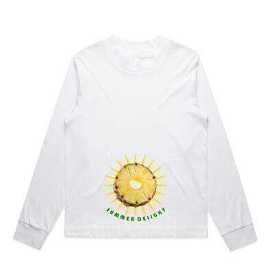 Tropical Pineapple Sun - WO's Mock L/S Tee Thumbnail