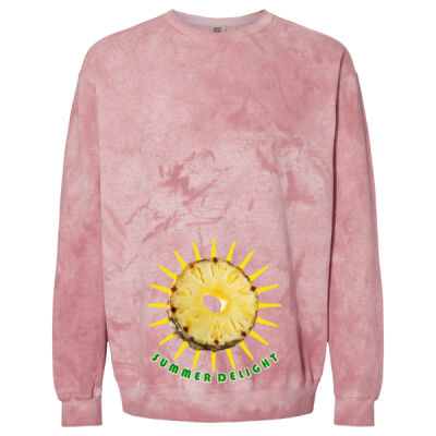 Tropical Pineapple Sun -  Color Blast Adult Crewneck Sweatshirt Thumbnail