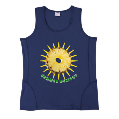 Tropical Pineapple Sun - Prize Ladies Singlet Thumbnail