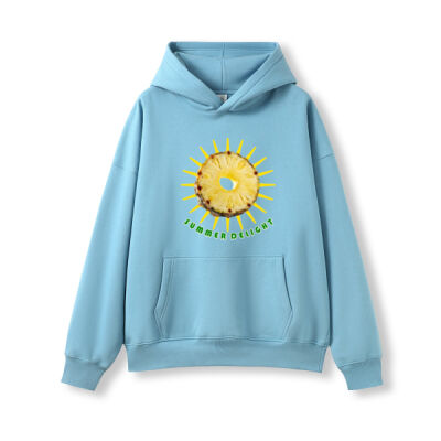 Tropical Pineapple Sun - Adult's Easy Fit Oversize Hoodies Thumbnail