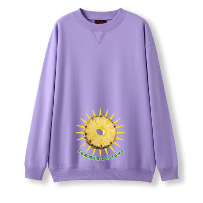Tropical Pineapple Sun - Adult Poly Cotton Fleece Sloppy Joe Thumbnail