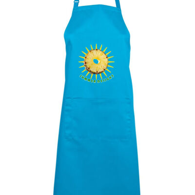 Tropical Pineapple Sun - Apron With Pocket Thumbnail
