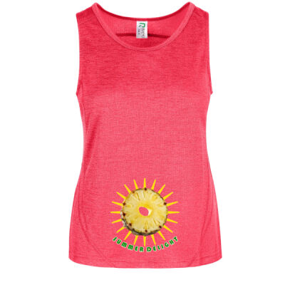 Tropical Pineapple Sun - Ladies' Challenger 100% polyester singlet Thumbnail