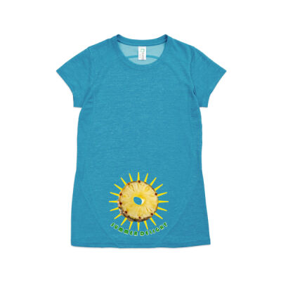 Tropical Pineapple Sun - Ladies' Challenger 100% polyester Tee Thumbnail