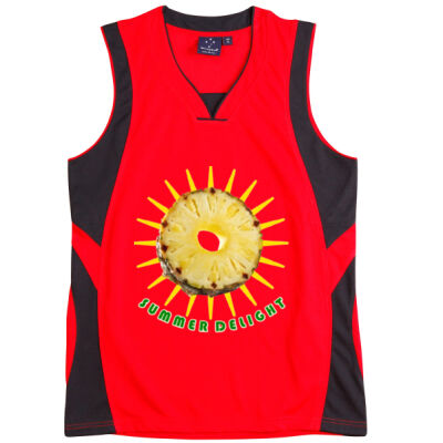 Tropical Pineapple Sun - Slamdunk Singlet Kids Thumbnail