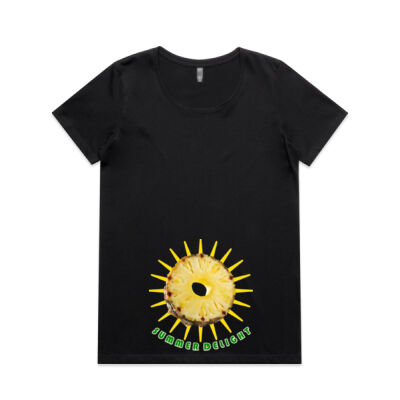 Tropical Pineapple Sun - Wo's Maple Scoop Tee Thumbnail