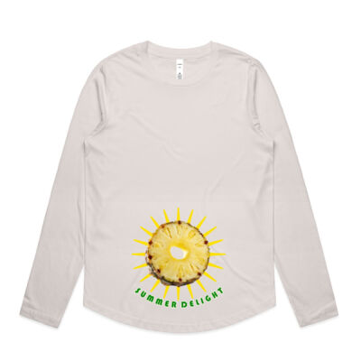 Tropical Pineapple Sun - Wo's Maple Curve L/S Tee Thumbnail