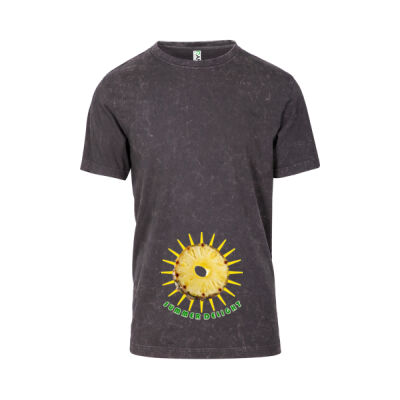 Tropical Pineapple Sun - Men's / Unisex Stone Wash T-shirt Thumbnail