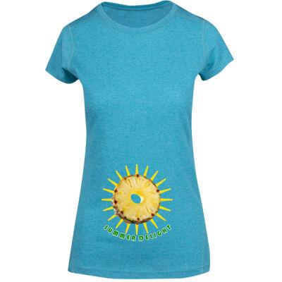 Tropical Pineapple Sun - Womens Greatness Athletic T-shirt Thumbnail