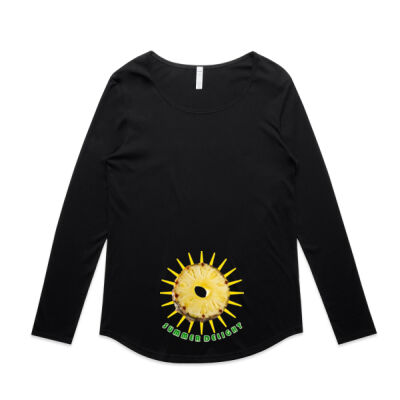 Tropical Pineapple Sun - Wo's Mali L/S Tee Thumbnail