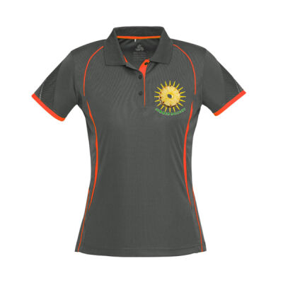 Tropical Pineapple Sun - Womens Razor Short Sleeve Polo Thumbnail