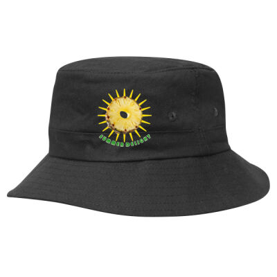 Tropical Pineapple Sun - Kids Twill Bucket Hat w/Toggle Thumbnail